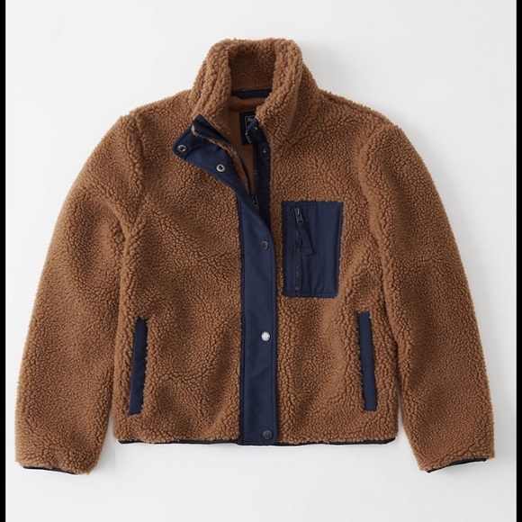 Abercrombie & Fitch Jackets & Blazers - AF Sherpa Full ZIP